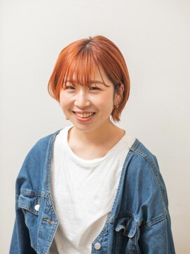 エデン(Eden by Nanpu) 〈Eden〉カッパーオレンジ/シースルーバング/美シルエット