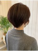【大人ショート】【暗髪】【ショート】【ショートボブ】