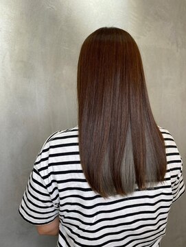 アンダーバーホワイトモデ 河内長野(_WHITE mode) 20代30代大人かわいいミルクティーベージュインナーカラー