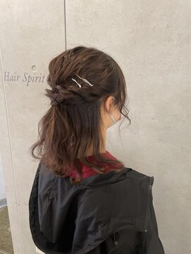 アンクス(anx) ハーフアップ