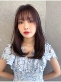前髪カット 酸性ストレート 髪質改善 カット 艶髪　1082