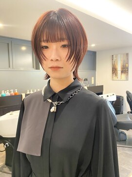 ノブレス(NOBLESSE) ショートウルフ/レッドブラウン