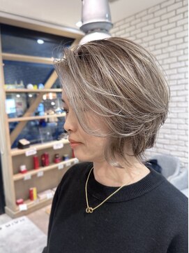 アース 三軒茶屋店(HAIR&MAKE EARTH) 三軒茶屋_レディース_ショート_カットがうまい_ハイトーン_小顔