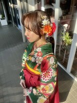 ミーネピンク 行徳店(Miene Pink)&nbsp;着物ヘア＊大人かわいいヘアアレンジ20代30代40代☆【Pink】