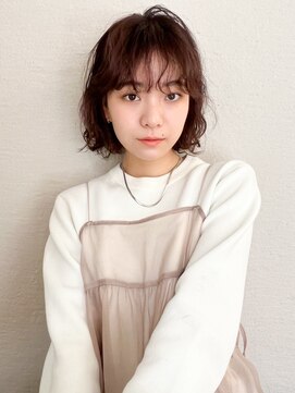 シュク 高円寺(SYUK) kanna【 高円寺 中野 】ボブパーマ/前髪/ボブ/コテ風パーマ