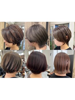 小顔効果抜群のショートであなたの魅力を引き出します♪再現性も高く、毎日のセットも簡単◎