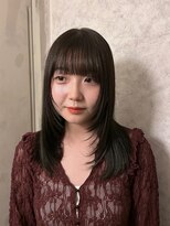 スーク(souq.) オリーブカラー、レイヤーカット