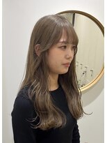 ギグス 栄店(gigs)&nbsp;ヌーディベージュ/モテ髪ロング