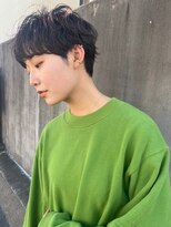 コルク バイ マグ 松本駅前(COLK by Mag)&nbsp;20代30代40代小顔ハンサムショートアッシュブルーブラック