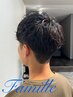 【メンズ限定】カット＋眉カット＋頭皮改善ヘッドスパ　￥7500