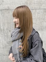 ヒカリス ヘアー 相川店(HIKARIS hair)&nbsp;ナチュラルベージュとレイヤーカット