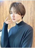 ショートボブ/ショートヘア/前髪あり/30代40代50代/表参道