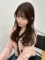 韓国くびれロング レイヤーオルチャン小顔前髪 艶髪
