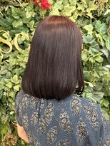 シーン(SCENE) チョコレートピンク/暗めカラー/髪質改善/アッシュカラー/長町