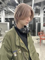 ペレ アネックス 大阪梅田茶屋町店(PELE ANNEX)&nbsp;くびれヘア/アプリコットオレンジ/夏のヘアアレンジ/梅田