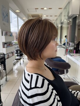 ハピネス 西大寺店(Happiness) 【30代・40代奈良】まとまり艶ショートボブ/髪質改善／うるは
