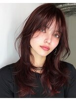 ジュール 新宿(Joule)&nbsp;新宿/新宿駅/レイヤーカット/ダブルカラー/顔周り/ボブ/ブリーチ