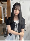 レイヤー/髪質改善縮毛矯正/髪質改善/韓国風/韓国ヘア