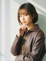 コトナ 越谷店&nbsp;大人可愛いナチュラルブラウン×くびれショートボブ【越谷】