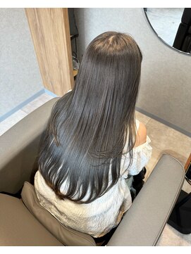 ツキヒ(TUKIHI) 顔まわりレイヤーグレージュカラー