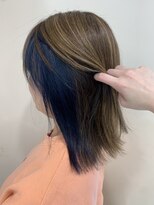 アズール 草加(azule)&nbsp;インナーカラー　ネイビー