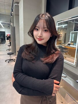 ロンドウル 熊本(Lond ulu) 暗めカラー/レイヤーカット/髪質改善/縮毛矯正/韓国ヘア