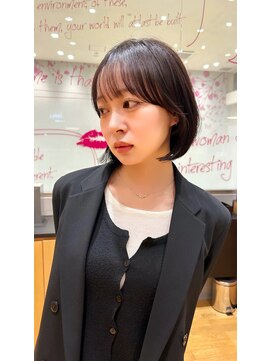 【松尾が作る】【福岡春日】【20~30代】大人ボブ