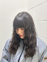 ココ 原宿(KOKO)&nbsp;大人ガーリー/ダークアッシュ/ミディアムレイヤーカット