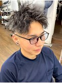 宇都宮メンズパーマ波巻きパーマ波巻きスパイラルパーマツイスパ