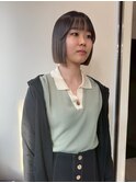 千葉駅/着物ヘア/大人ガーリー/ダークアッシュ/似合わせカット