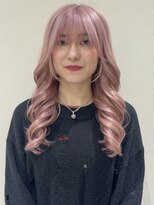 ゼスト フィーノ(ZEST fino)&nbsp;ペールピンク/ハイトーン/ロング/ダブルカラー/ケアブリーチ