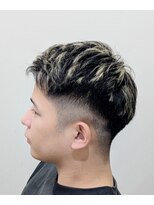 夜髪&nbsp;間違いない組み合わせ。黒×金のメッシュカラー2