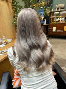 チャプター 問屋町(chapter) 髪質改善トリートメントミルクティベージュケアブリーチ韓国ヘア