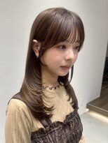ファルベ(Farbe)&nbsp;イメチェン/ピンクベージュ/前髪カタログ/クールショート