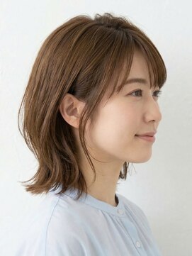 と和×美髪クリニック 巣鴨店 ふんわり大人可愛いひし形ショート・マロンベージュ