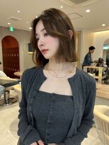 ジーナ 月島(Zina)&nbsp;＊切りっぱなしくびれヘア＊美髪【Zina月島】