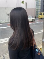 ディジョン(Dijon) 韓国顔まわりレイヤーカットグレージュオリーブベージュブラウン