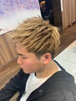 クリアオム 草加(CLEAR homme) ハイトーン×アップバング