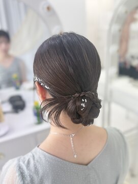 ワァームブライダル(Wa-fam Bridal) カチモリヘア　ヘアメイク/ヘアアレンジ/ヘアセット/横浜/馬車道