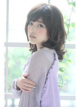 クィーンズガーデンバイケーツーギンザ(QUEEN’S GARDEN by K two GINZA) [K-two銀座]ダークトーンでもかわいいヌーディパーマ