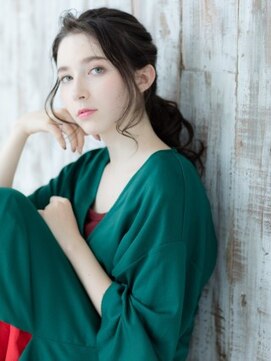 ヘアアンドスパ モーブ 世田谷(hair&SPA Mauve) 海外ドラマに出てきそうな☆くるりんぱアレンジポニー