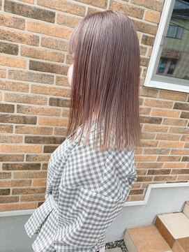 トルーフ(TLOOF) プツッと×ピンクグレージュ