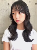 ロンドローズ 名古屋(Lond damaskRose)&nbsp;チョコレート 切りっぱなし イヤリングカラー 韓国ヘア 顔周り