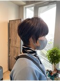 くびれマッシュショート【浅草髪質改善カラー】