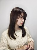 ミディアムストレート