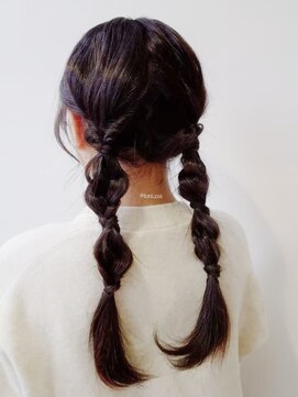 コークス 原宿 表参道(COKETH) ★玉ねぎヘアでつくるローツインアレンジ