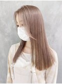 ベージュロング_チェリーブラウンフェミニンロング_ba352581