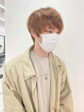 ギグスダブル 栄久屋大通店(gigs double) マッシュショート/オレンジブラウン