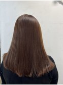 20代・30代・40代/前髪カット/艶髪ストレート大人かわいい/美髪