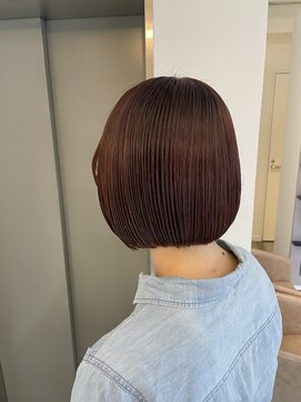 アヴァンスアンス 広島袋町店(AVANCE.ens) ピンクブラウンカラー